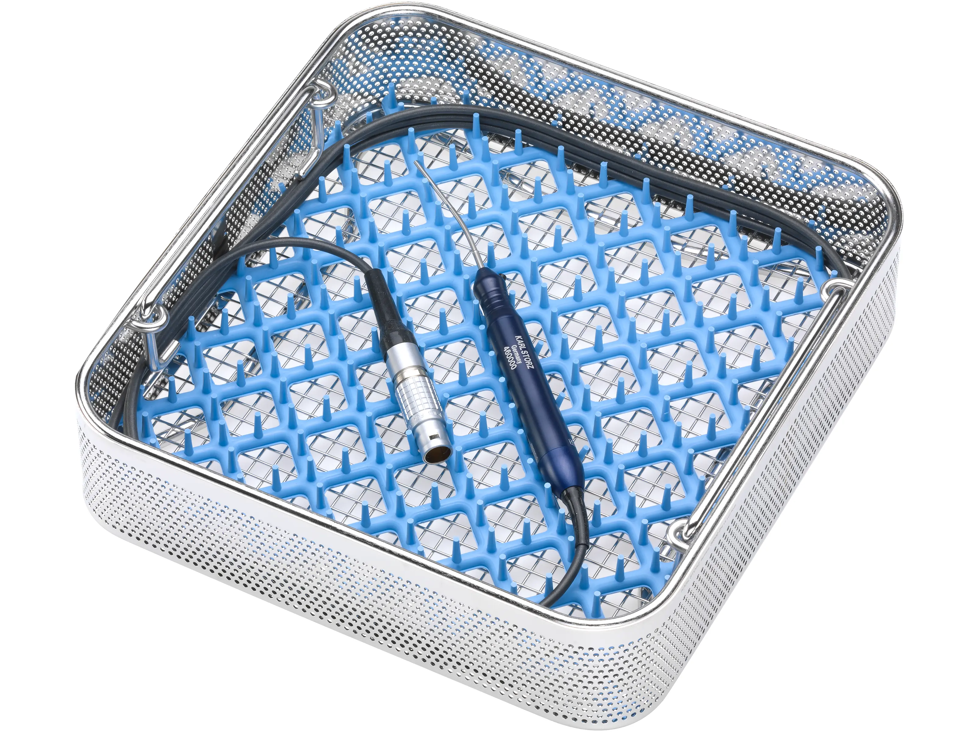 Wire Tray, Perforated, Foldaway Handles | KARL STORZ Endoskope