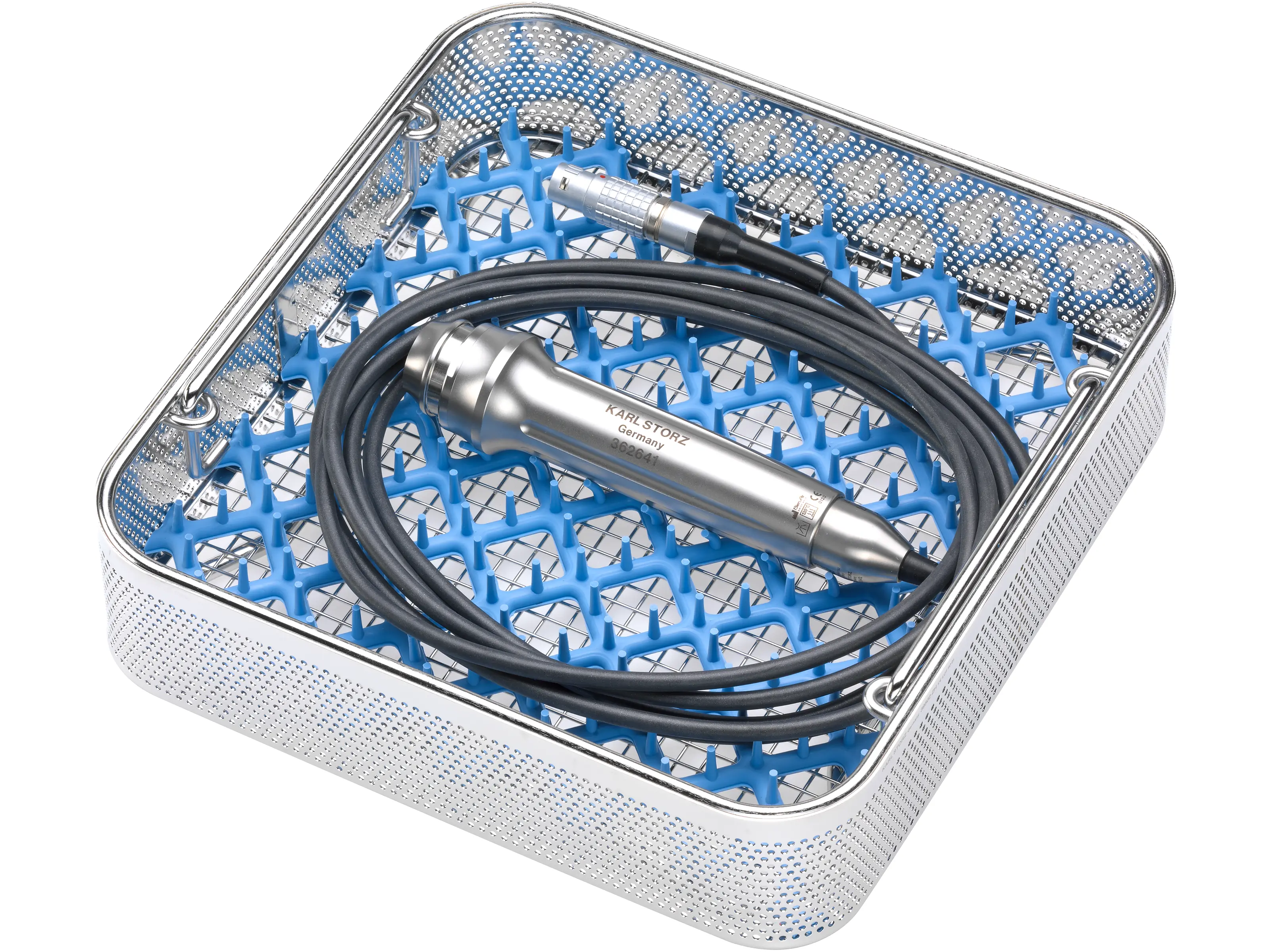 スキー Endo Wire Tray, Perforated, Foldaway Handles | KARL STORZ Endoskope