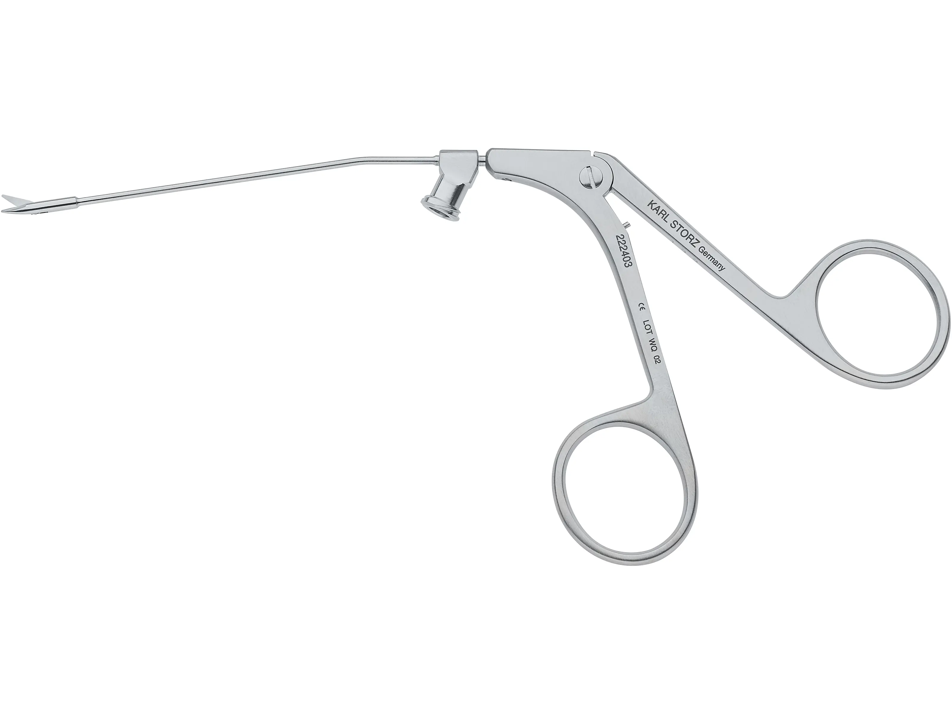Scissors, curved left, 9 cm | KARL STORZ Endoskope