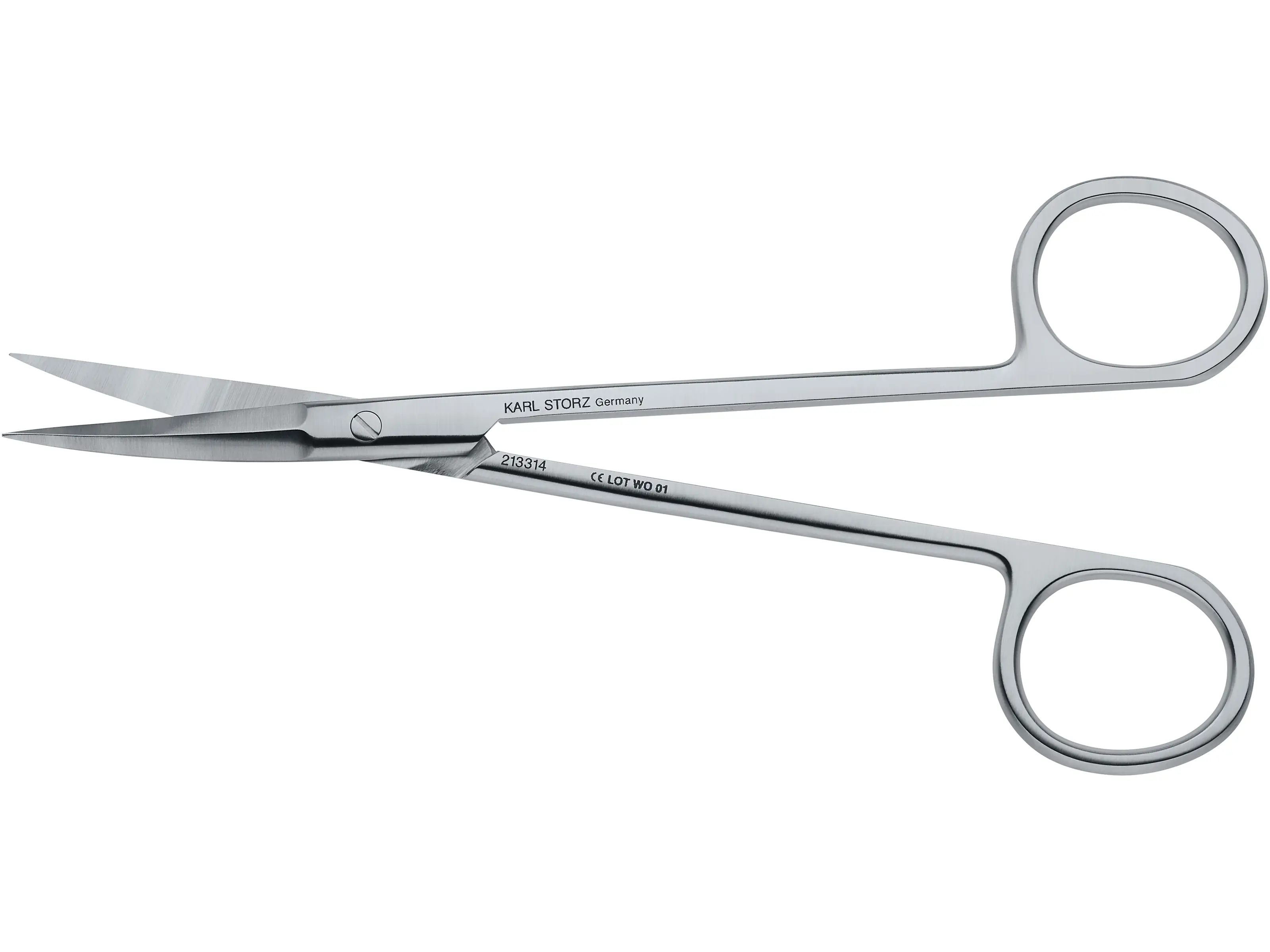 Scissors, curved, 14 cm | KARL STORZ Endoskope