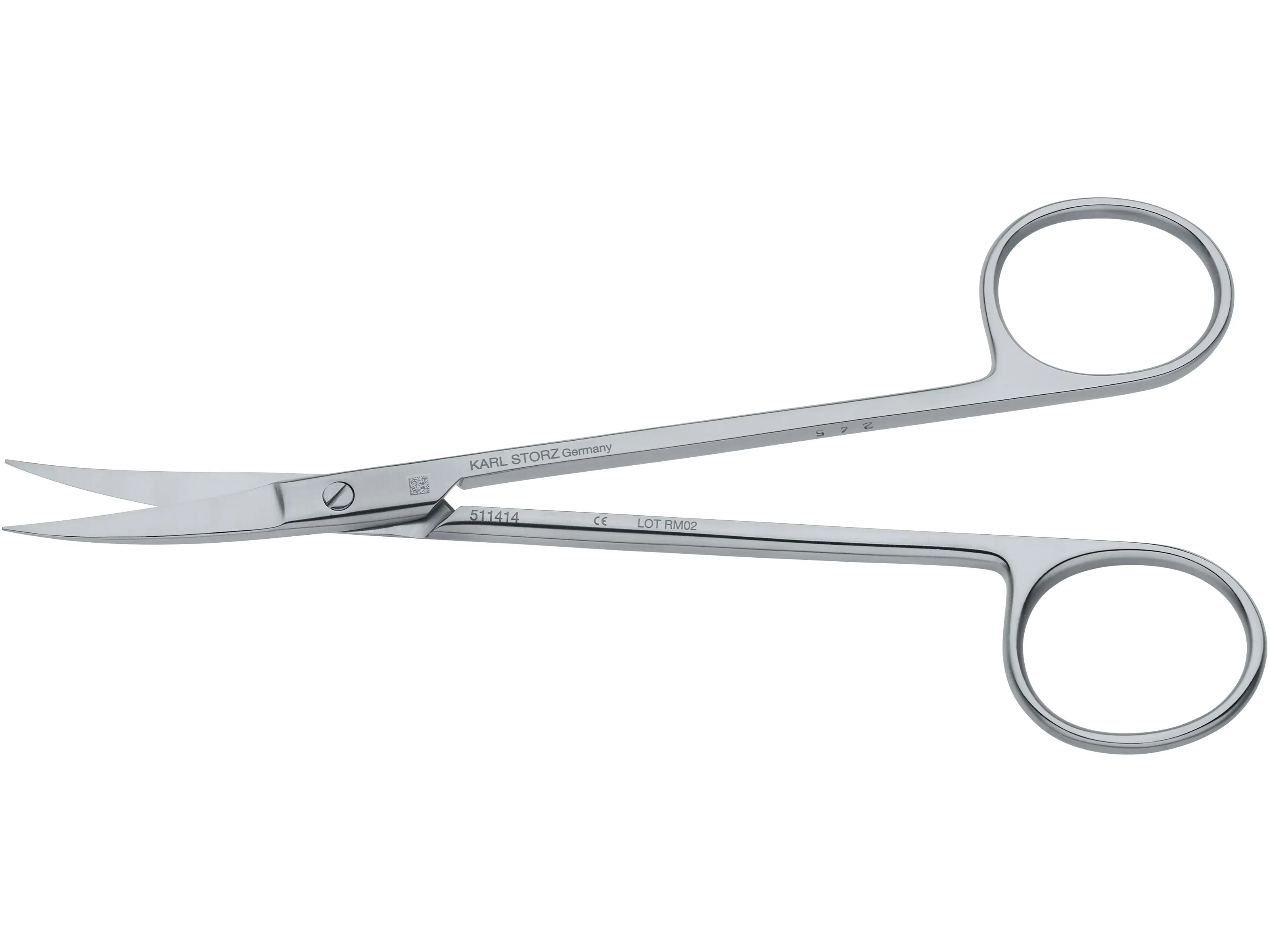 Scissors, curved, 14 cm | KARL STORZ Endoskope