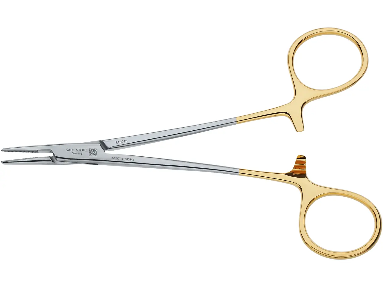 Needle Holder, tungsten carbide, 13 cm | KARL STORZ Endoskope