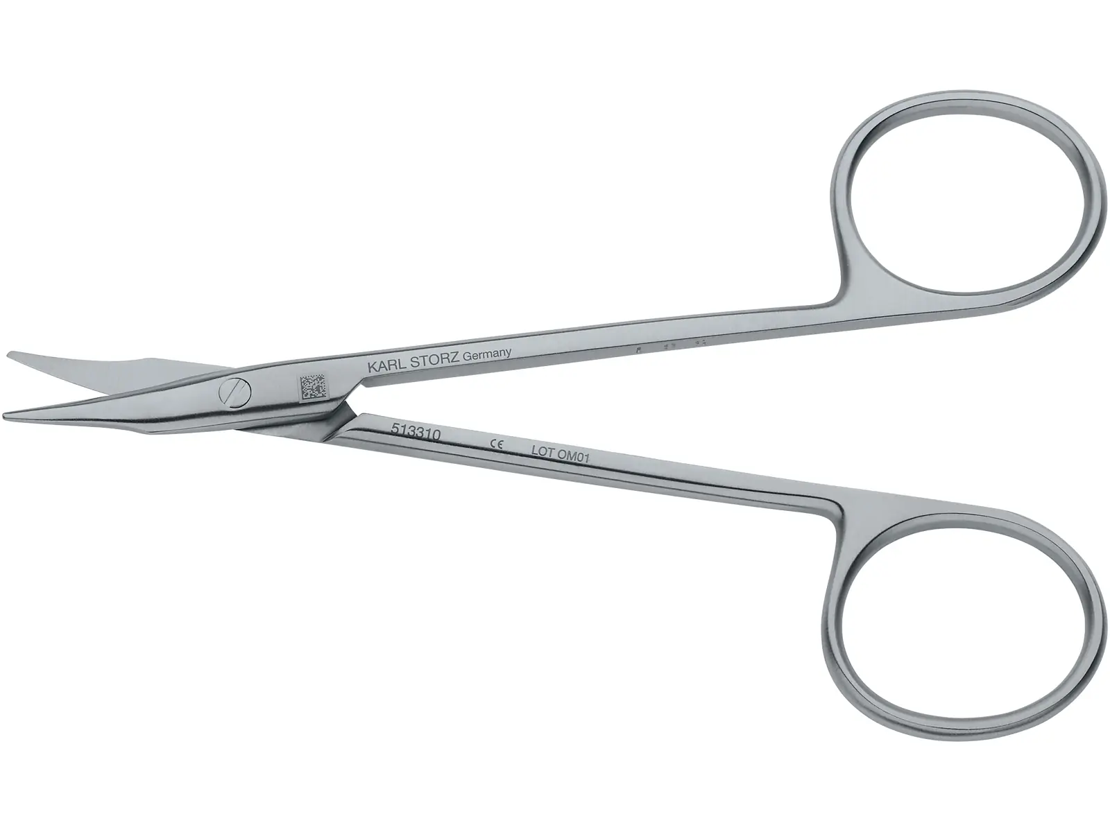 Scissors, curved, 10.5 cm | KARL STORZ Endoskope