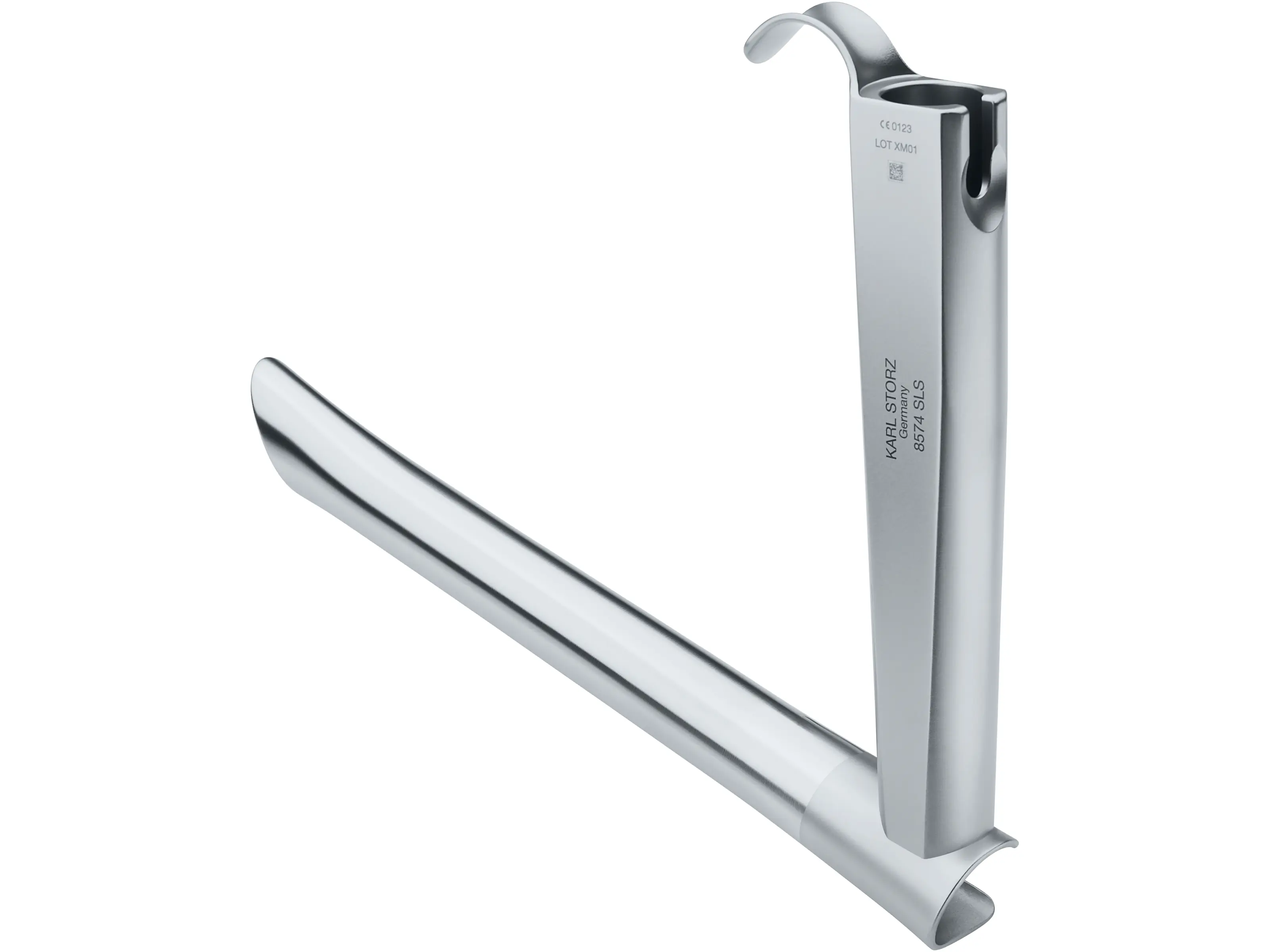 ILLBROS イルブロス グレー Slimline Laryngoscope w.side slit | KARL STORZ Endoskope