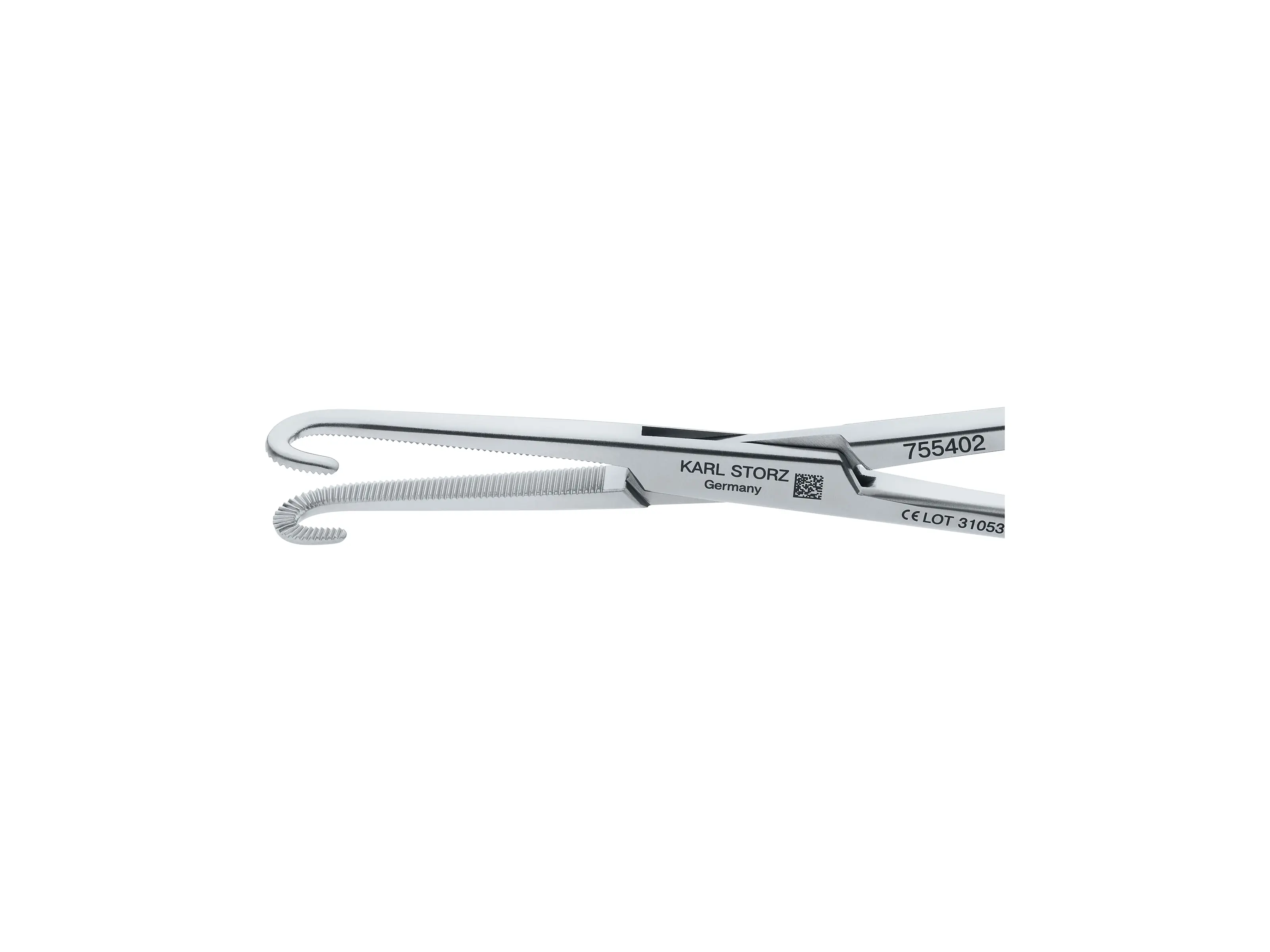 Forceps, small curve, length 20 cm | KARL STORZ Endoskope