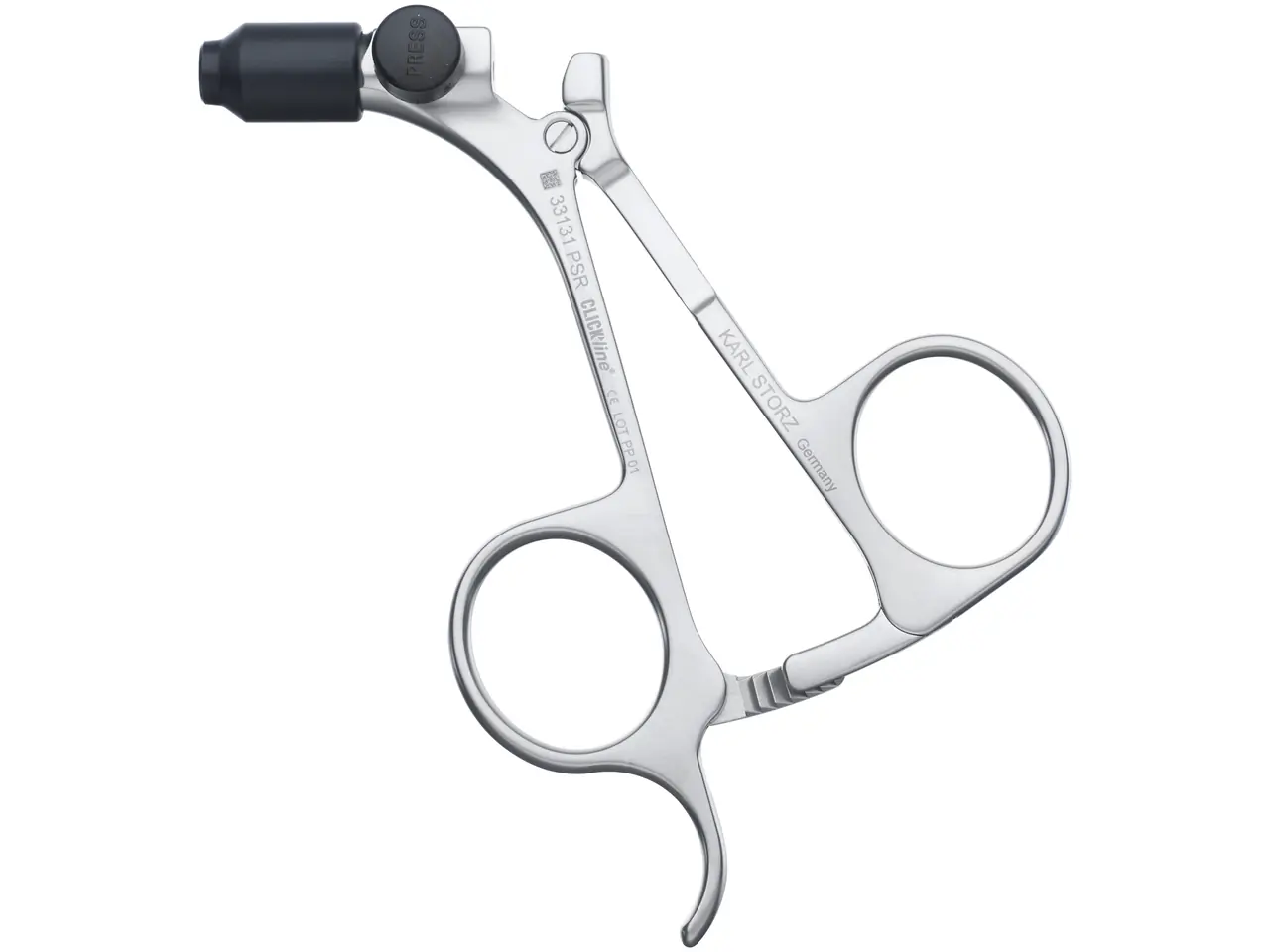 Lead Crystal ブルドッグ　西ドイツ Metal Handle, hemostat style ratchet | KARL STORZ Endoskope