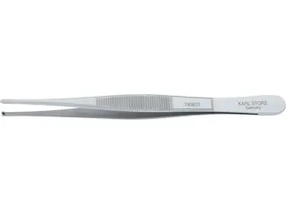 Tissue Forceps, 1x2 teeth, stand., 16 cm | KARL STORZ Endoskope