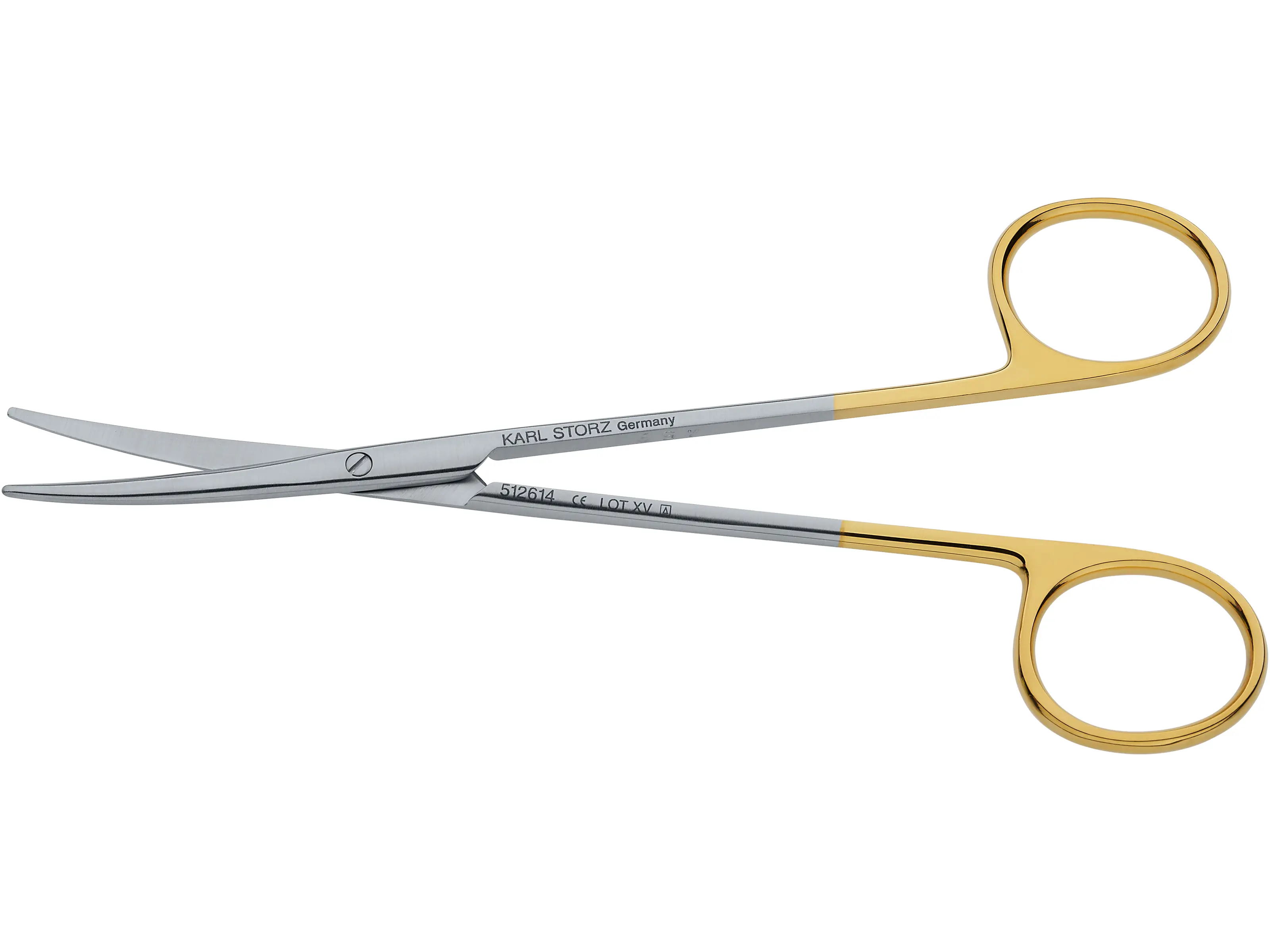 Scissors, curved, 14 cm | KARL STORZ Endoskope