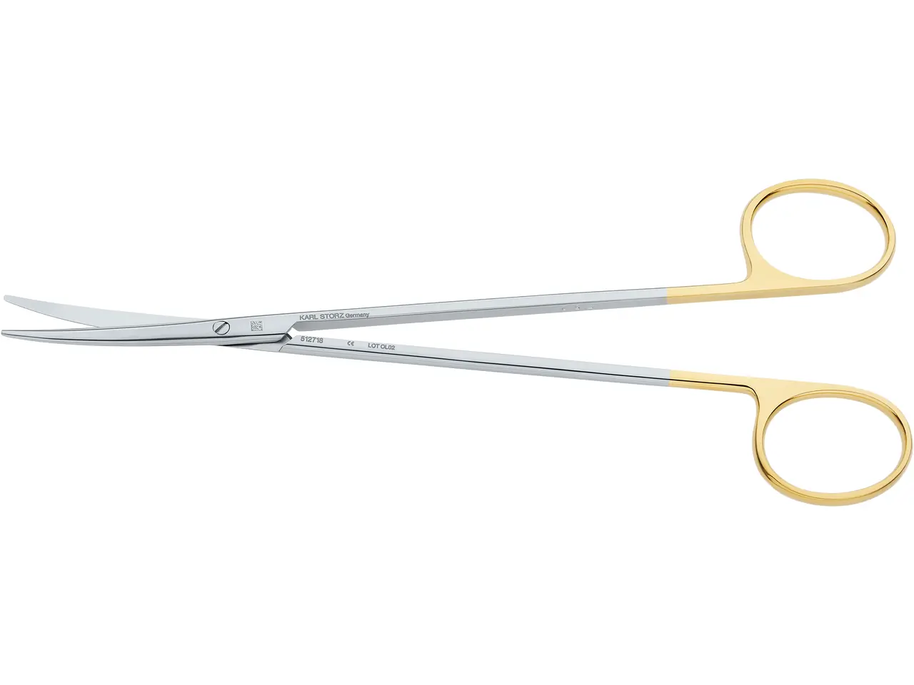 メッヅ Metzenbaum Scissors, TC, heavy, 18cm | KARL STORZ Endoskope
