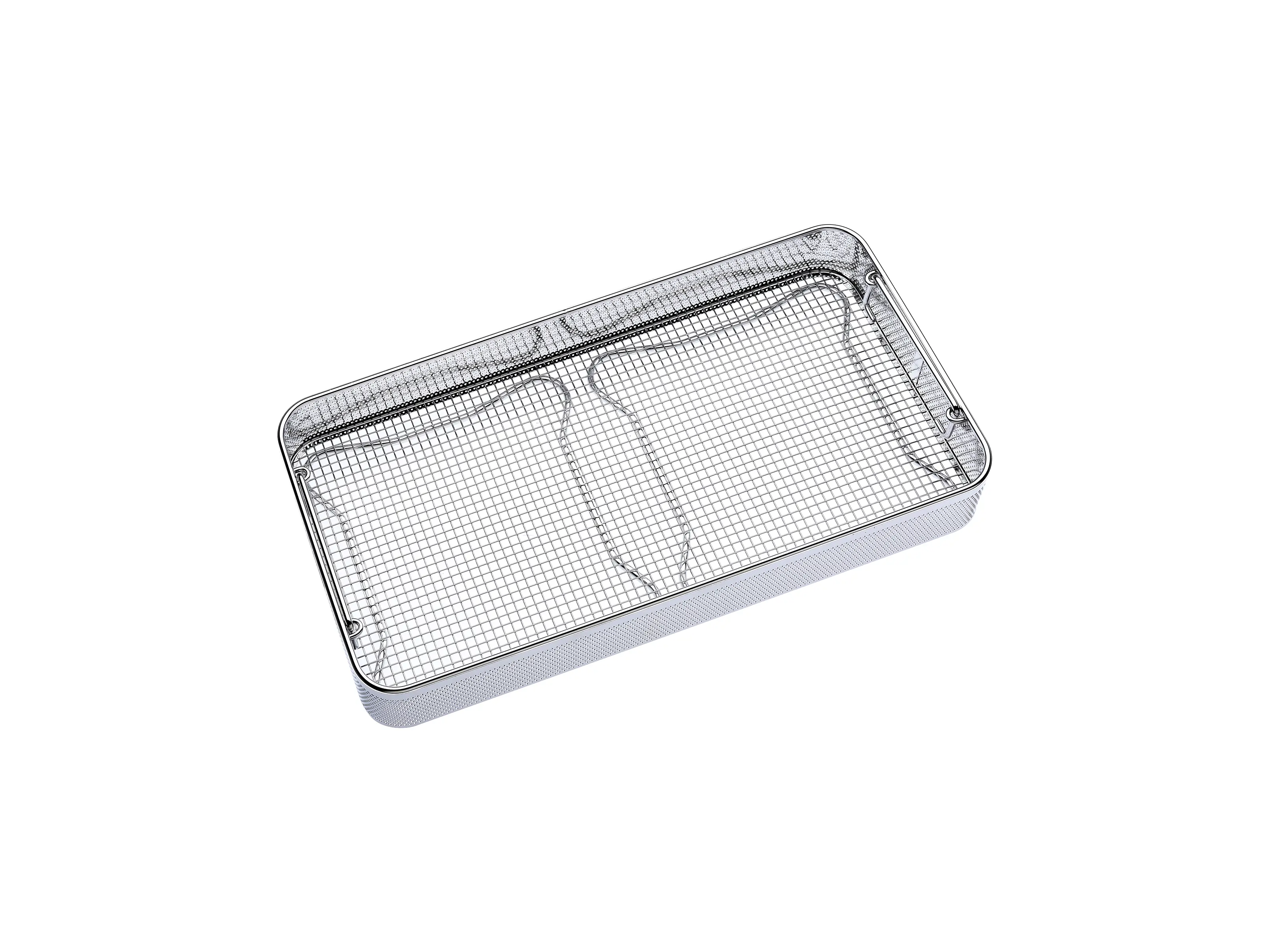 小物 kiryuyrik Opal 17Stoal Wire Tray, Perforated, Foldaway Handles | KARL STORZ Endoskope