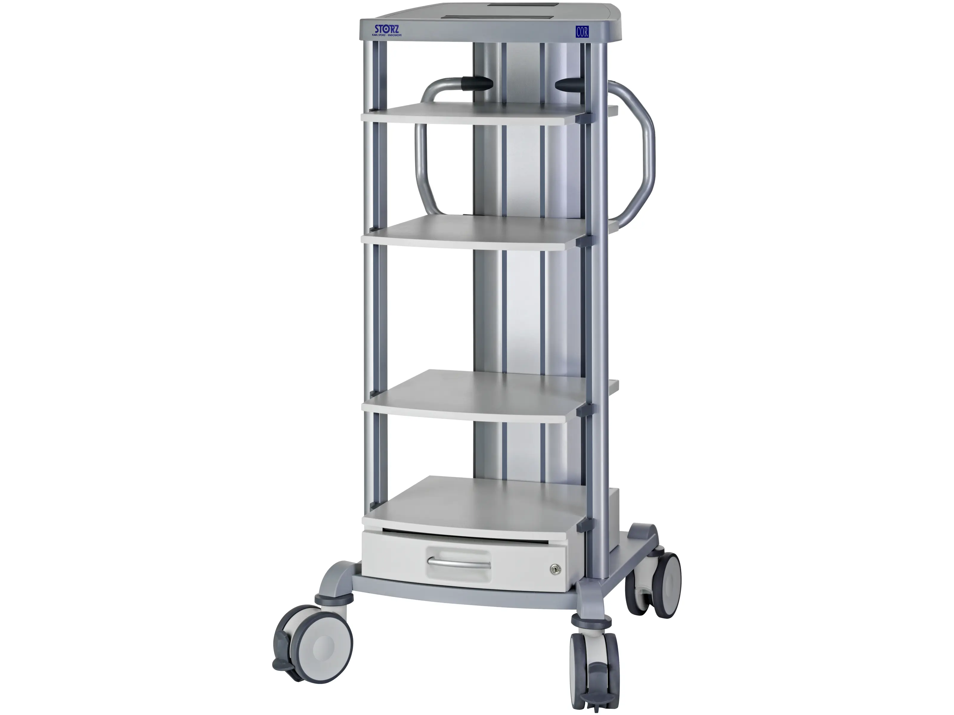 Equipment Cart, narrow, tall | KARL STORZ Endoskope