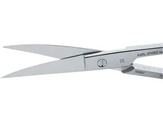 Scissors, curved, sharp/sharp, 13 cm | KARL STORZ Endoskope