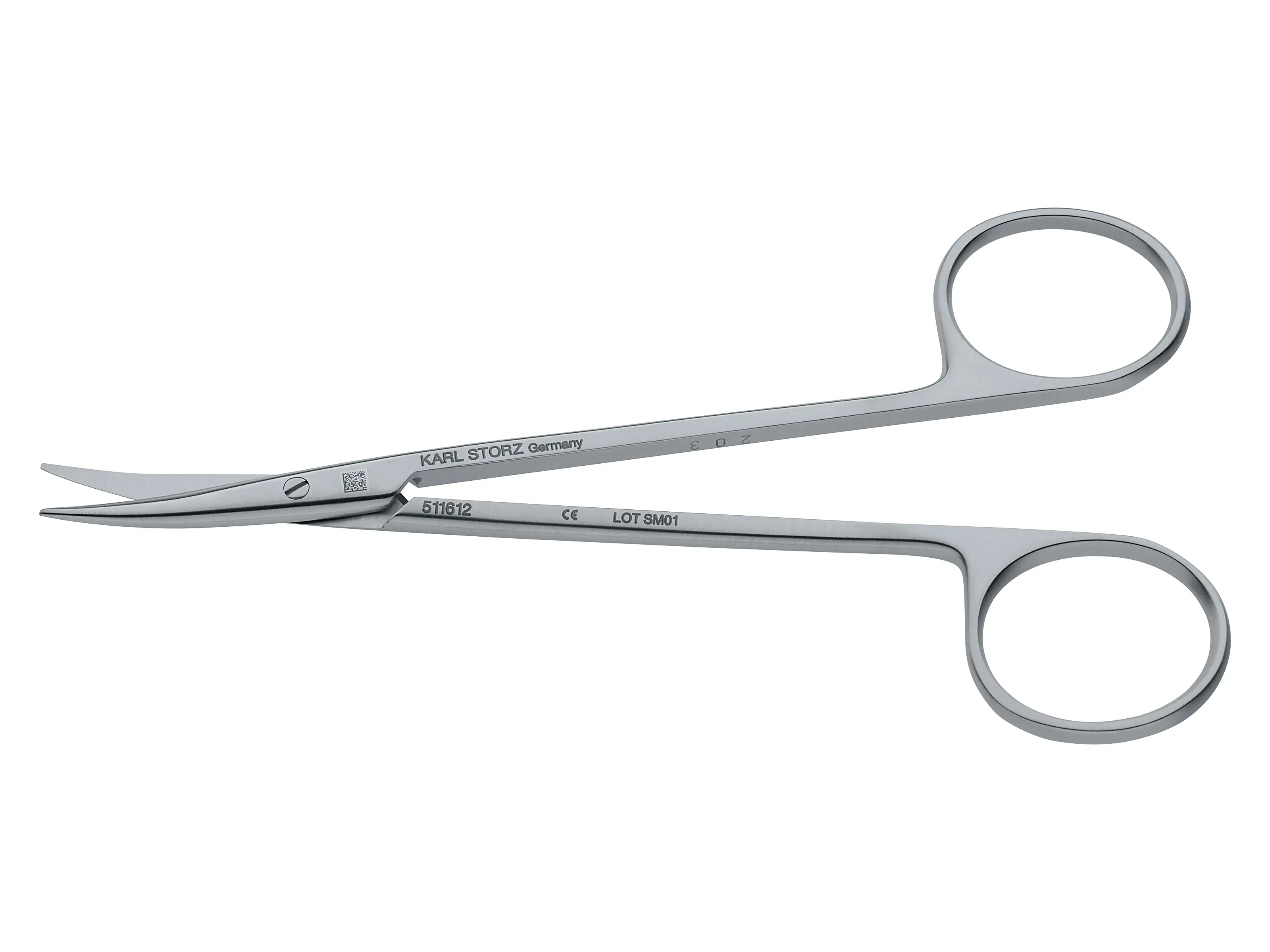 Scissors, curved, 12 cm | KARL STORZ Endoskope