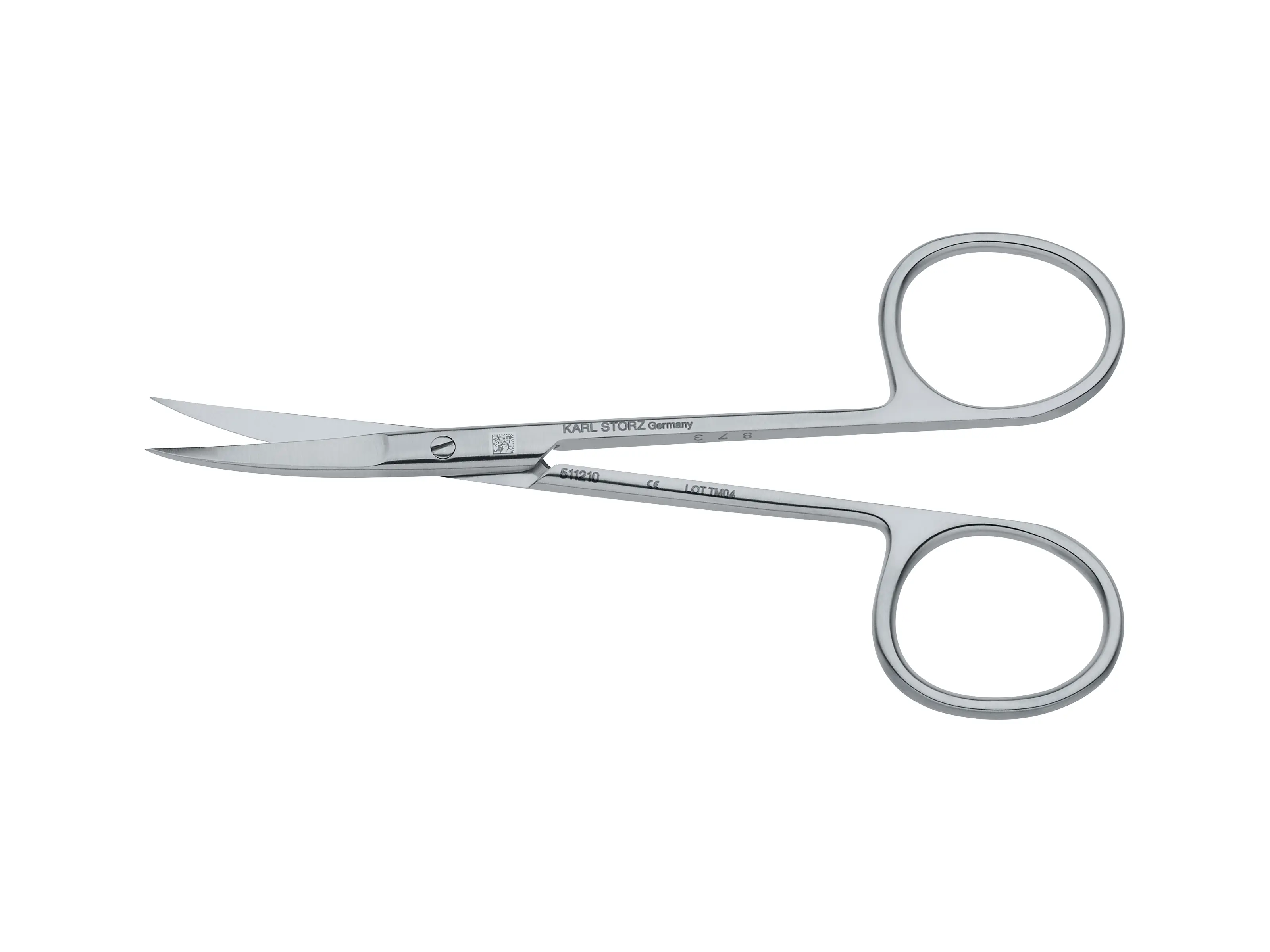 Scissors, extra delicate, curved, 10 cm | KARL STORZ Endoskope