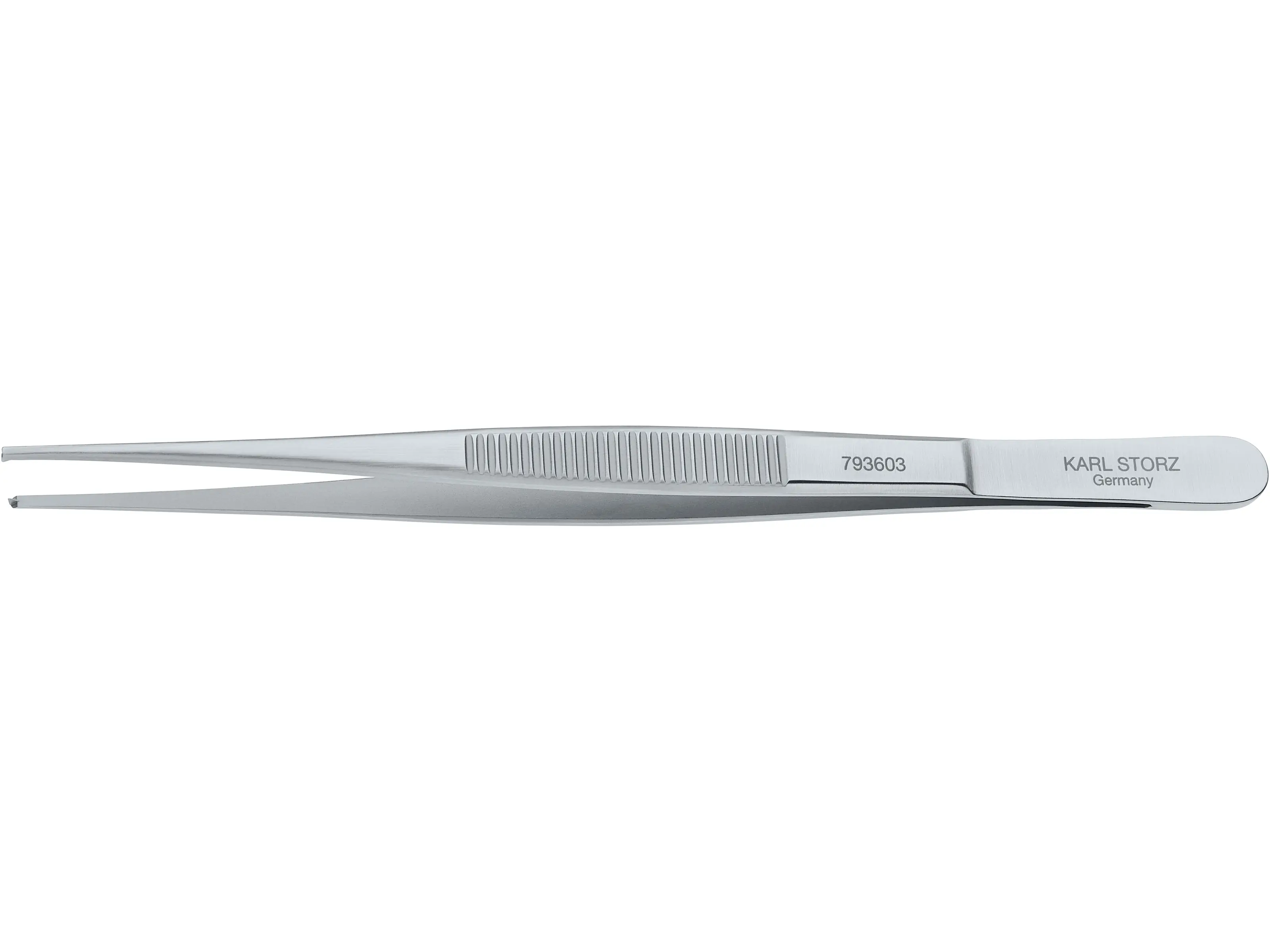 Tissue Forceps, 1x2 teeth, narrow, 16 cm | KARL STORZ Endoskope