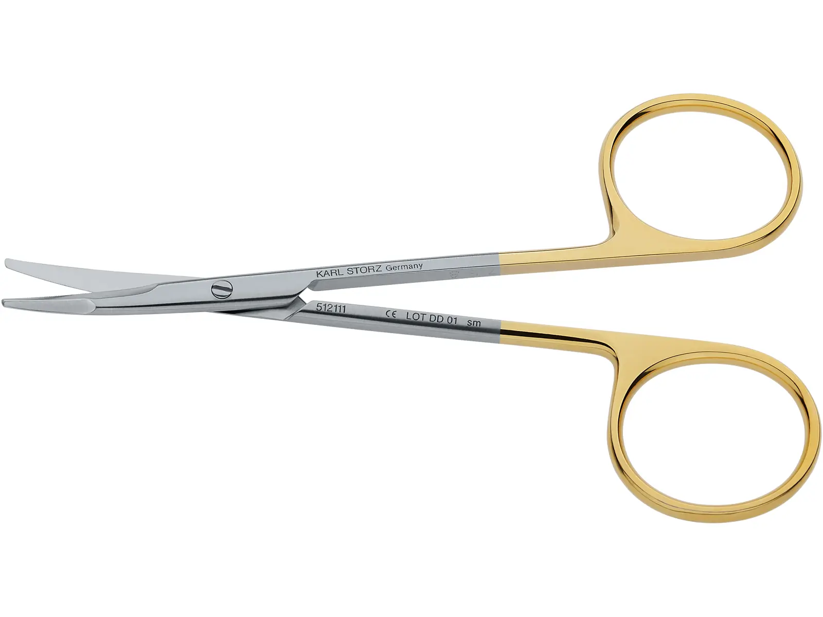 Scissors, bl/bl, curved, 11.5 cm | KARL STORZ Endoskope | Georgia