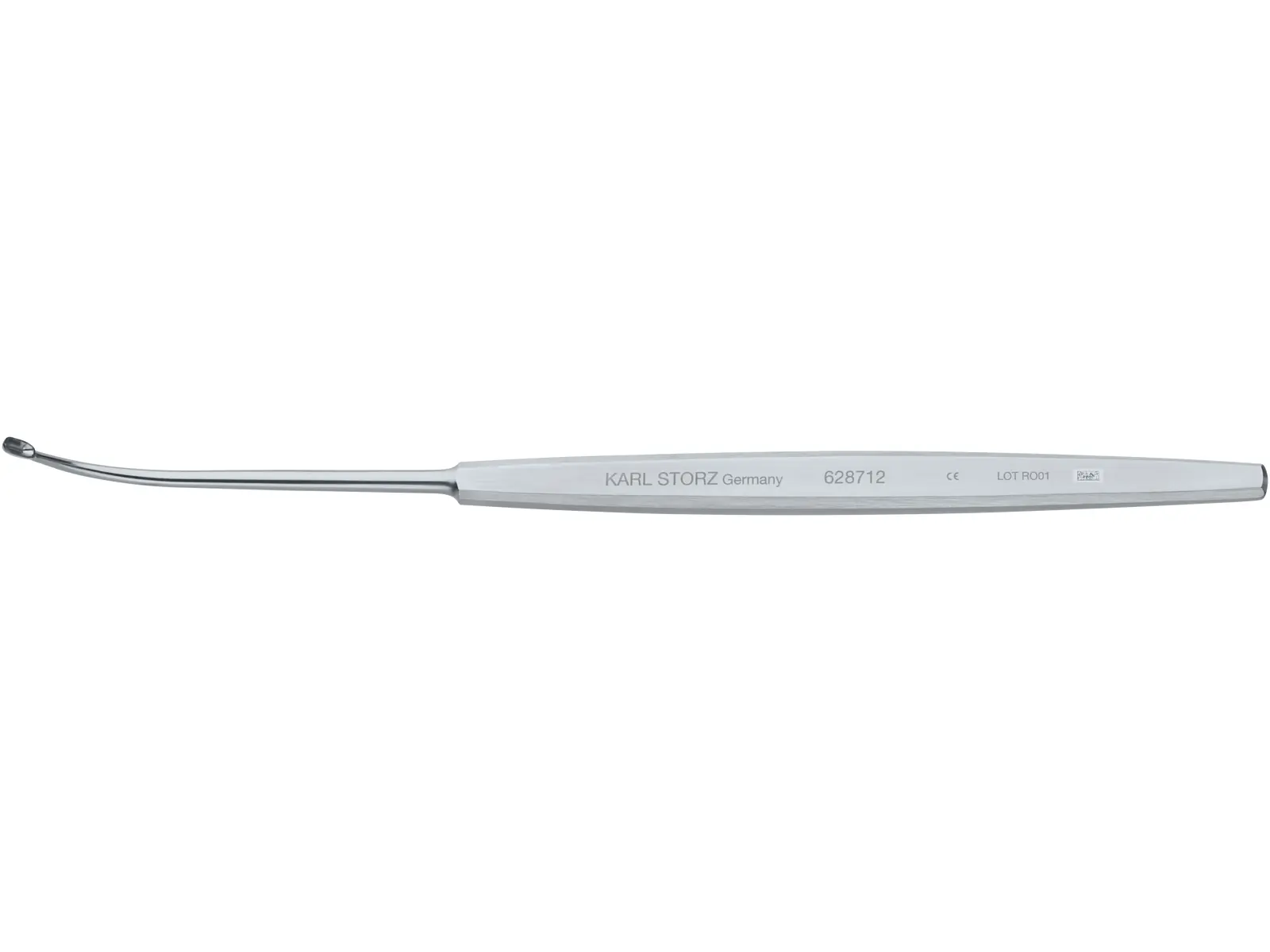 Frontal Sinus Curette, 55° curved | KARL STORZ Endoskope | Luxembourg