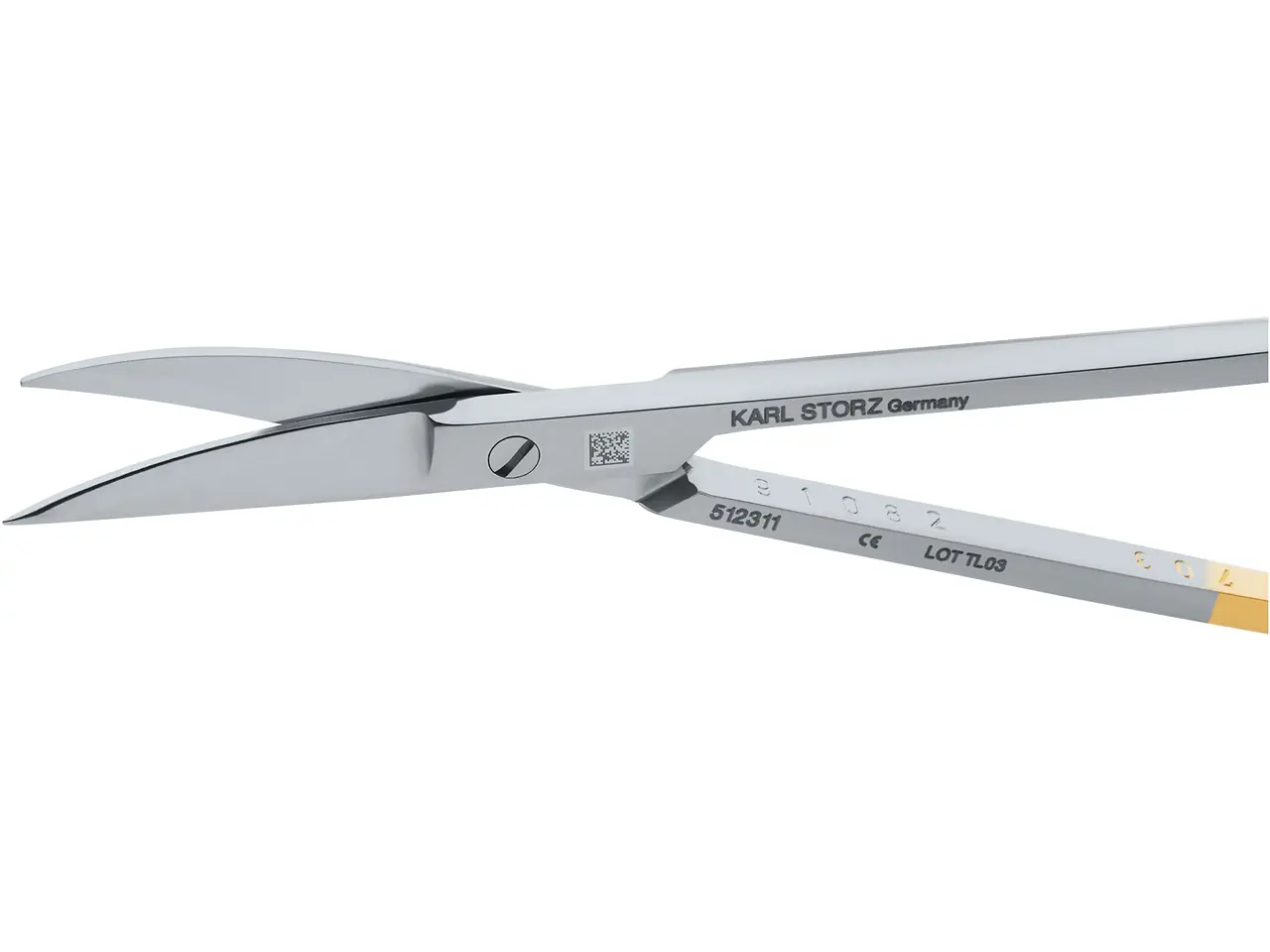 Scissors, curved, 11 cm | KARL STORZ Endoskope | Sweden