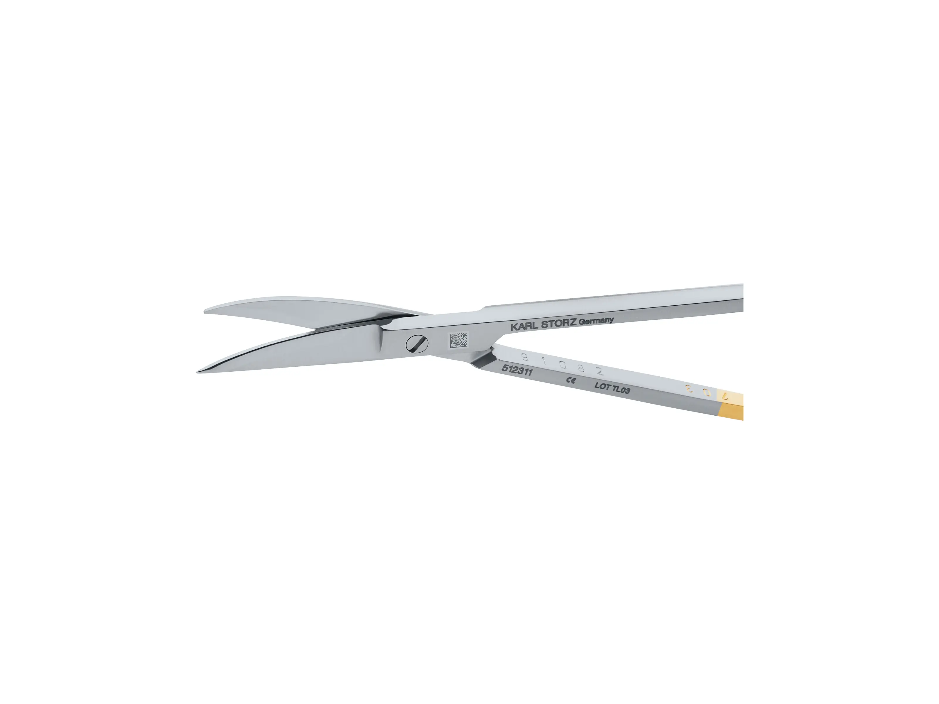 Scissors, curved, 11 cm | KARL STORZ Endoskope | Sweden