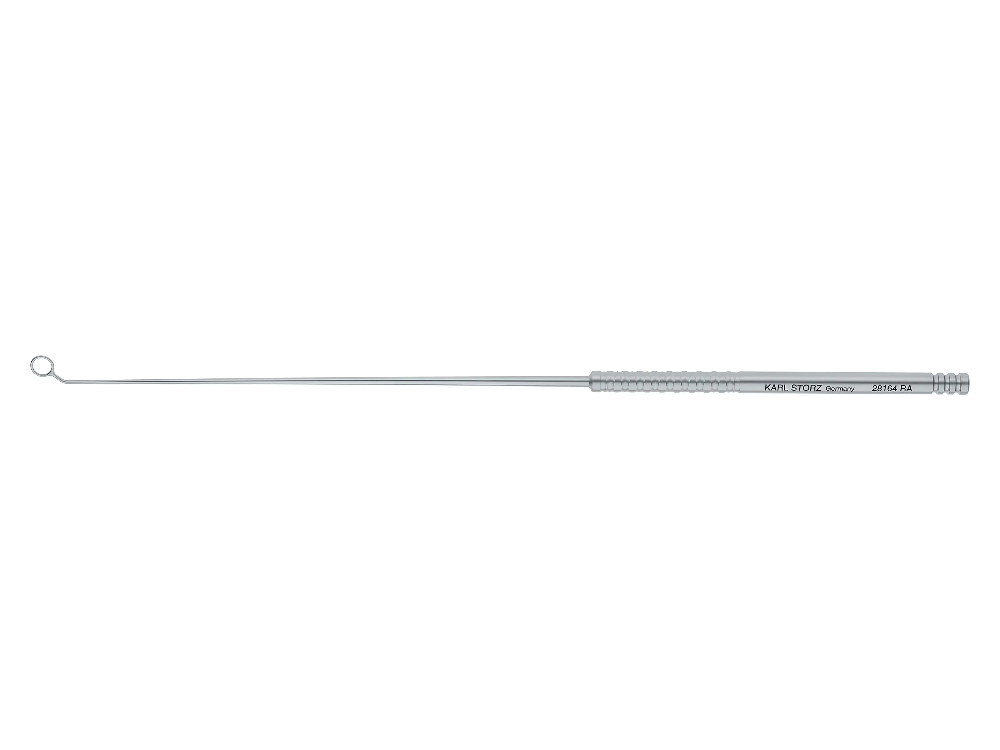 Ring curette, ID 5mm, distally curved | KARL STORZ Endoskope
