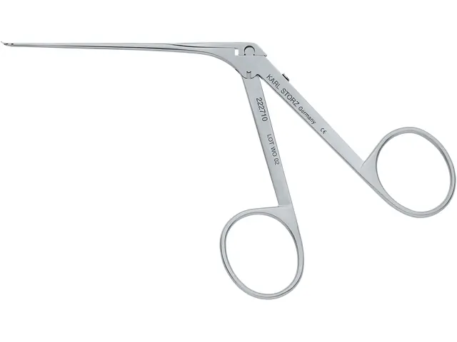 にこ Scissors, curved to right, 7.5 cm | KARL STORZ Endoskope | United