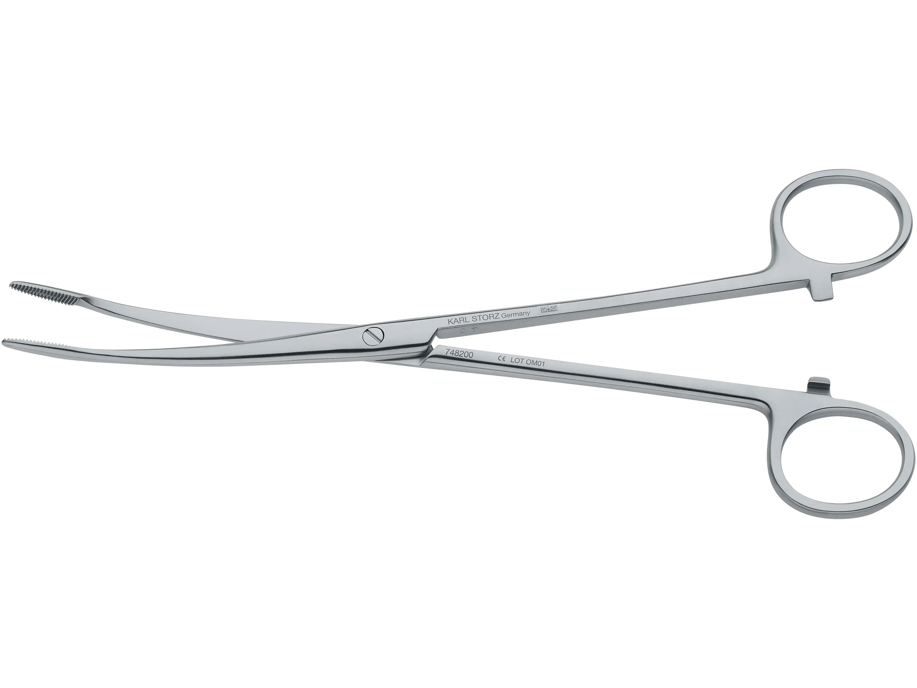 COREFORCE 　MARINE(70cm) Dressing Forceps, curved, 19 cm | KARL STORZ Endoskope | United States
