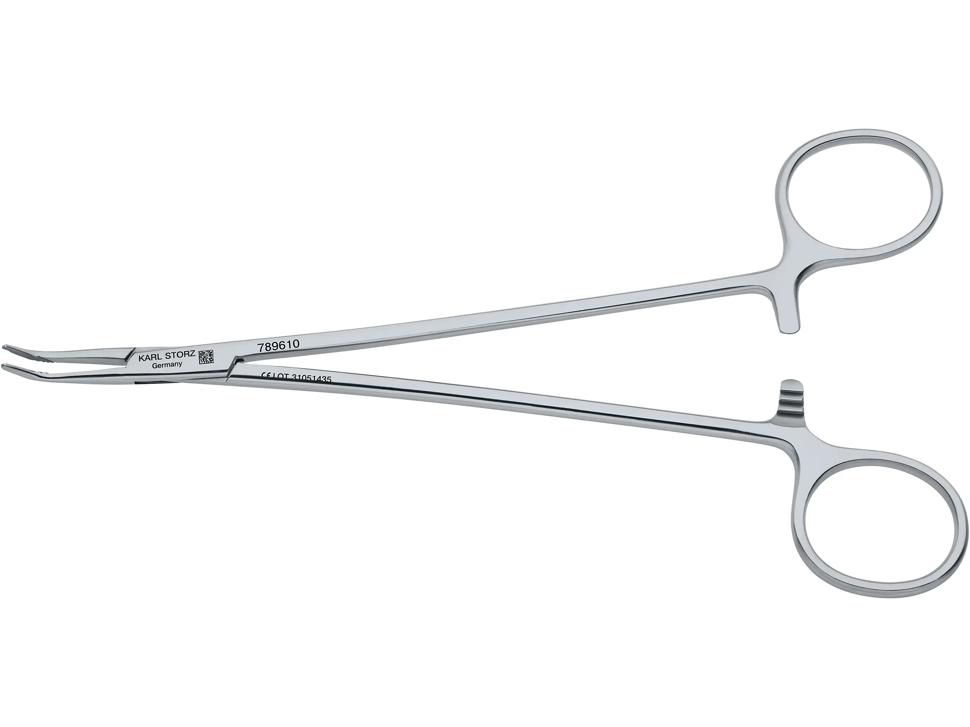 Parotidectomy Forceps, angled, 17 cm | KARL STORZ Endoskope