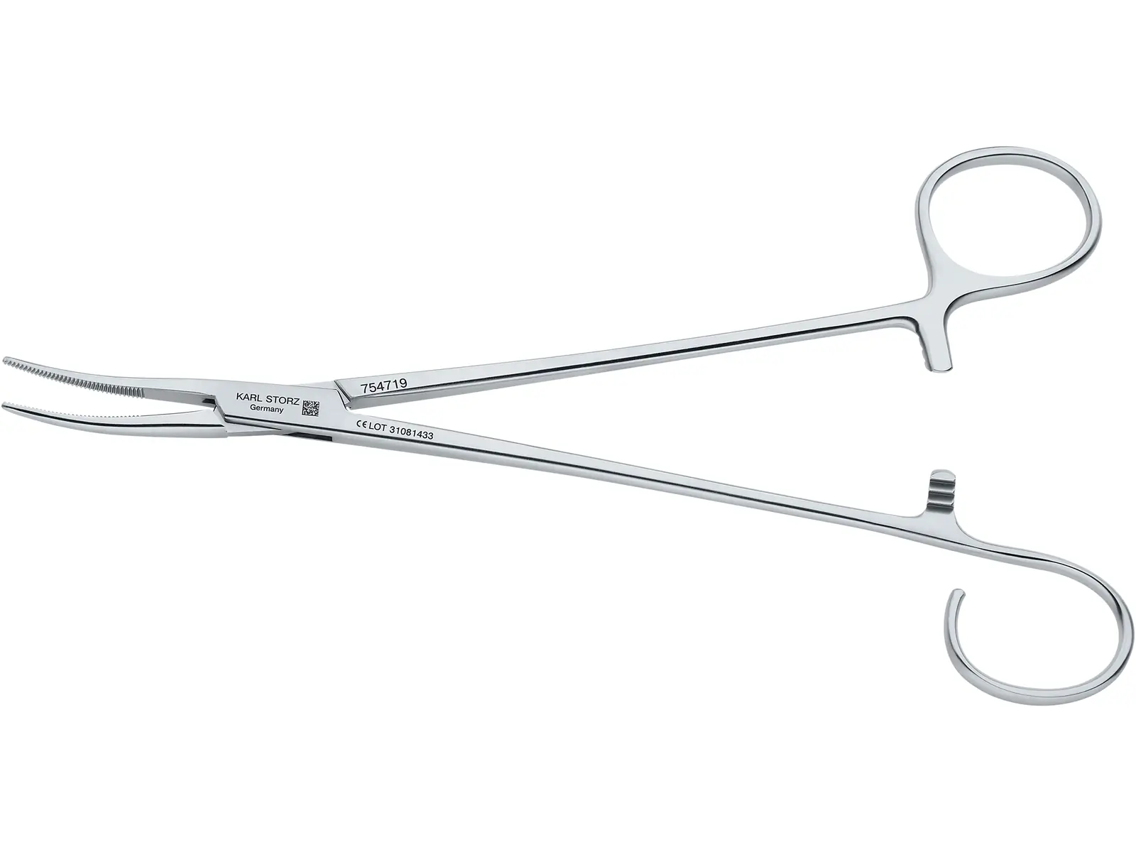 Forceps, slightly curved, 19 cm | KARL STORZ Endoskope | United States