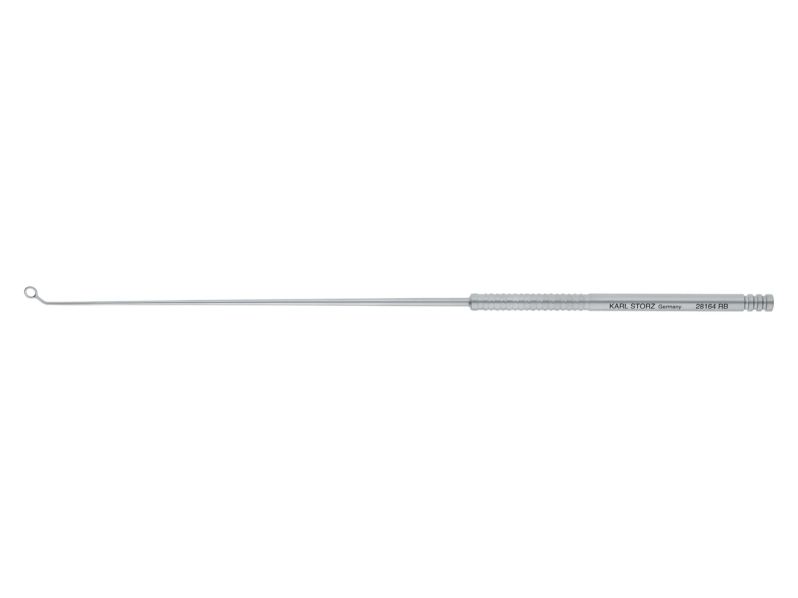 Ring curette, ID 3mm, distally curved | KARL STORZ Endoskope