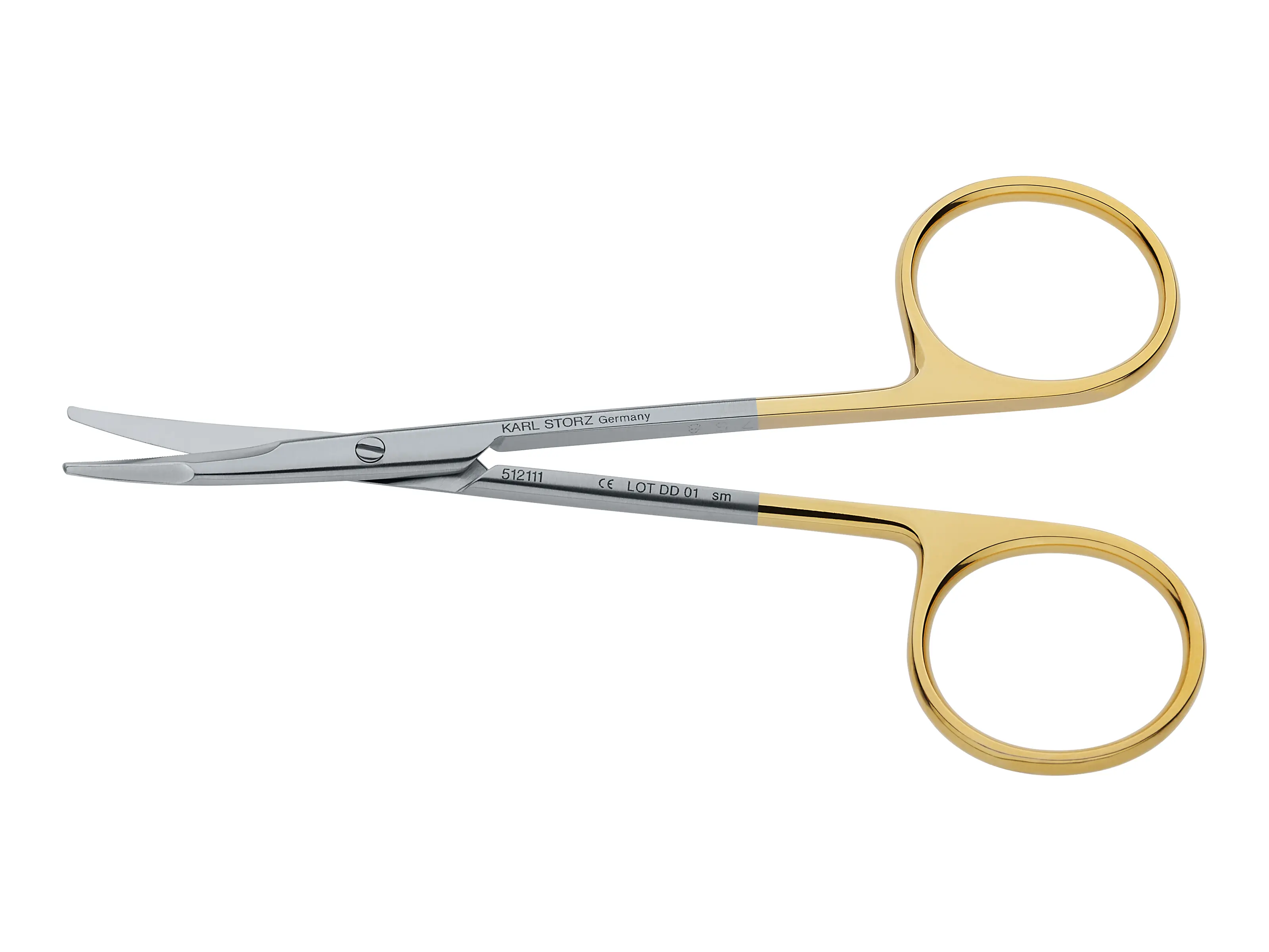 Scissors, bl/bl, curved, 11.5 cm | KARL STORZ Endoskope | United