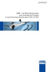 LIVE - Les  Vidéo-Endoscopes avec éclairage LED Intégré La bronchoscopie flexible selon KARL STORZ