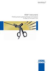 ROBI® Instruments – Rotating bipolar grasping forceps and scissors in sizes 3.5 mm and 5 mm
