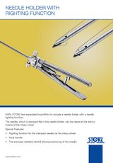 Needle Holder with Righting Function