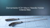 In-Service: Dismantable KOH Macro Needle Holder