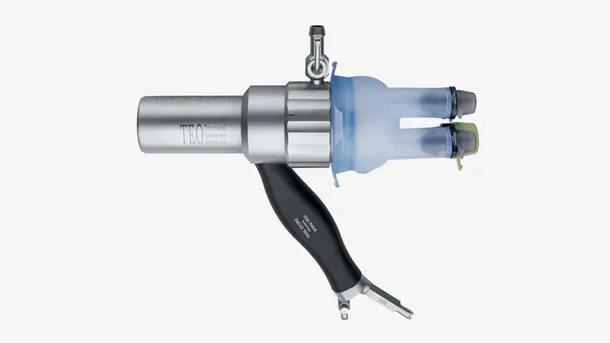 Transanal endoscopic operations (TEO) surgical instrument for minimally invasive procedures.