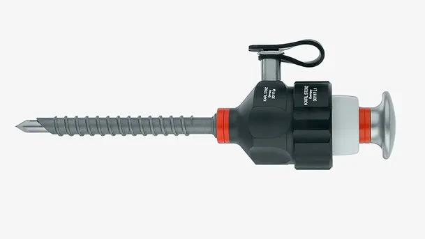 Trocar with ergonomic handle and spiral shaft for minimally invasive surgical procedures.