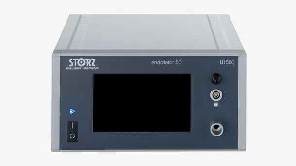 Вид спереди медицинского инсуффлятора Karl Storz Endoflator 50 UI 500.