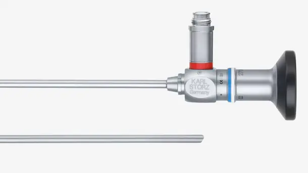 Karl Storz rigid endoscope for medical examinations.