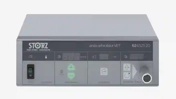 Front view of Karl Storz endo-arthroflator-VET veterinary insufflator medical device.