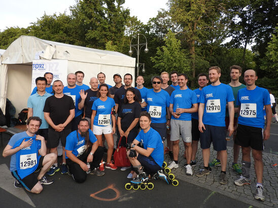 Mit 20 Läuferinnen und Läufern ging KARL STORZ beim Berliner Firmenlauf an den Start.