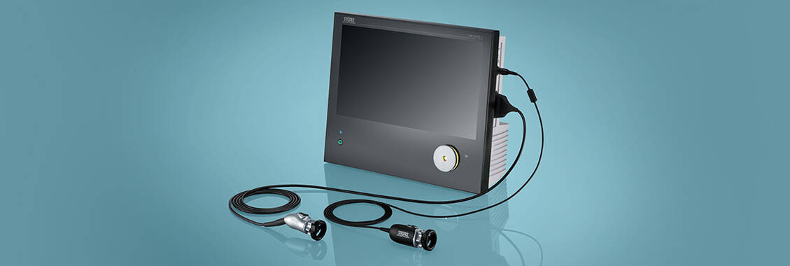 Combined use of flexible single-use endoscopes and reusable endoscopes with the TELE PACK+ compact ALL-IN-ONE system