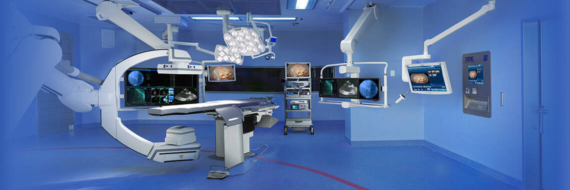Integração em salas de cirurgia híbridas